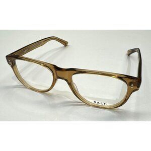 SALT. Optics Aldan 54 Whiskey Unisex Eyeglasses 54-19-151 Handcrafted‎ In Japan